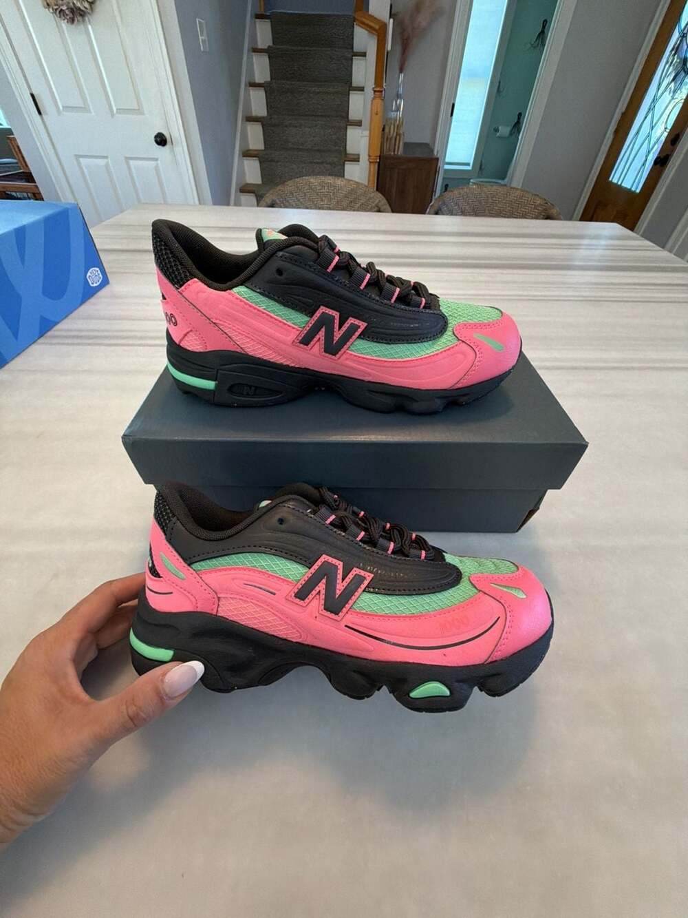 New Balance 1000 Kids Pink Black Sneakers GC1000DM